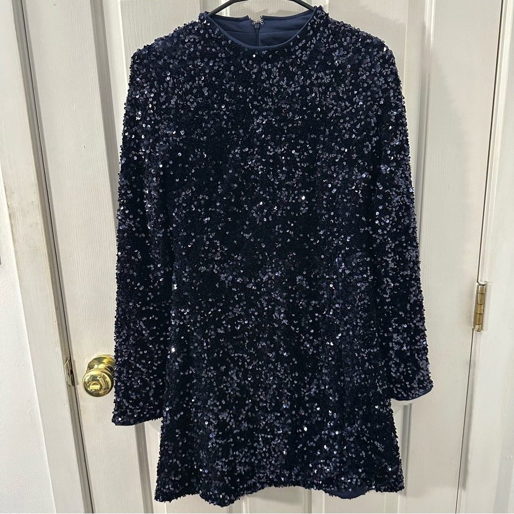 Rachel Parcell Midnight blue Sequin dress. Size medium.